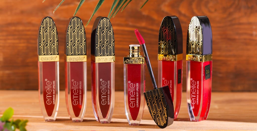 EMELIE Matte Gloss Long Lasting & Waterproof (Pack of 6) (3 Setting) (A)(B)(C) ITEM NO_F02