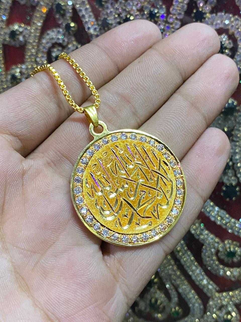 Customize Kalma Gold loket Zarcon Stone
