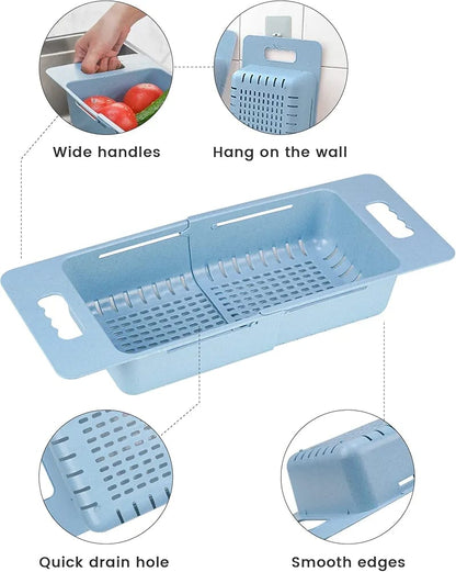 Collapsible Plastic Sink Drainage Basket