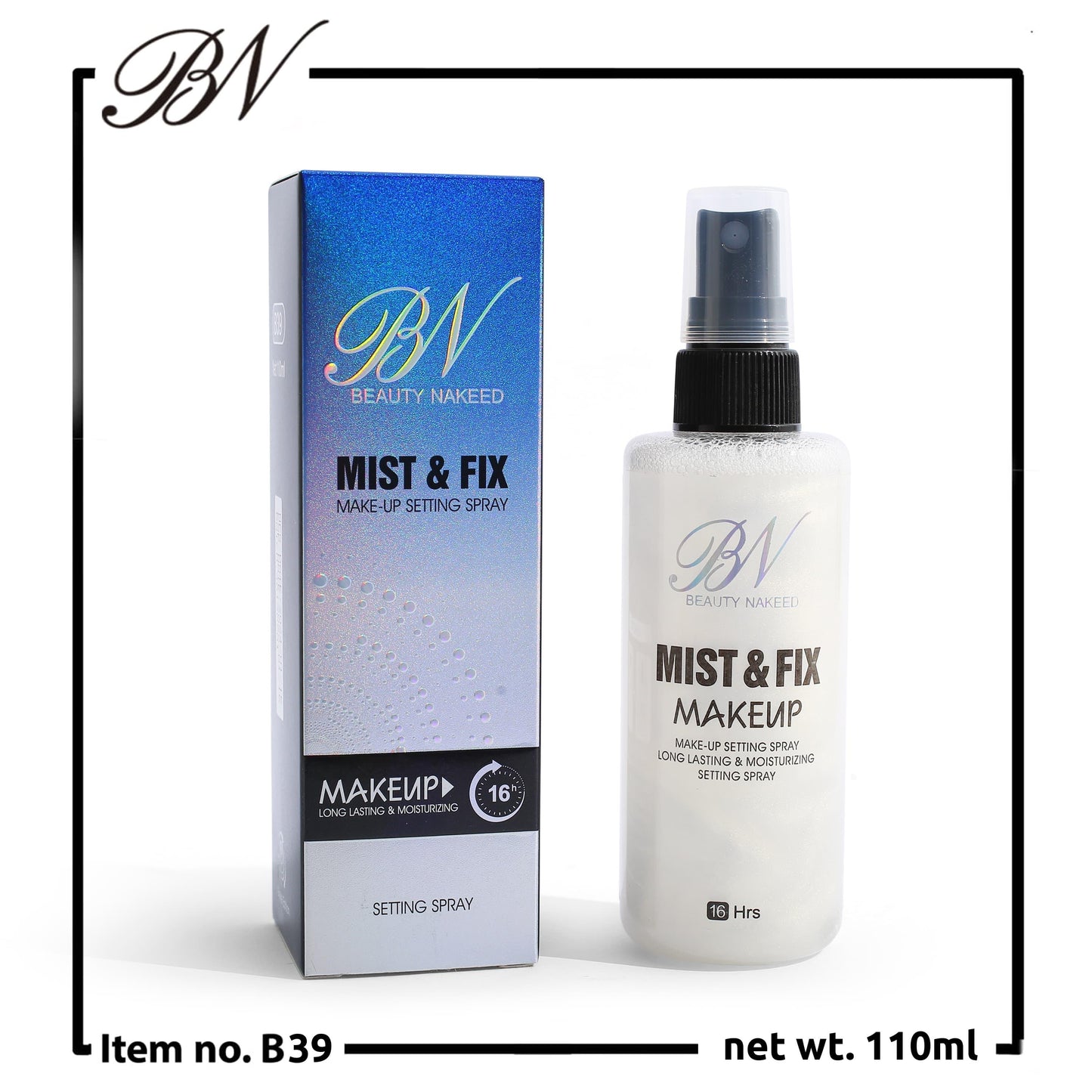 Beauty Naked High Quality Mist & Makeup Fixer