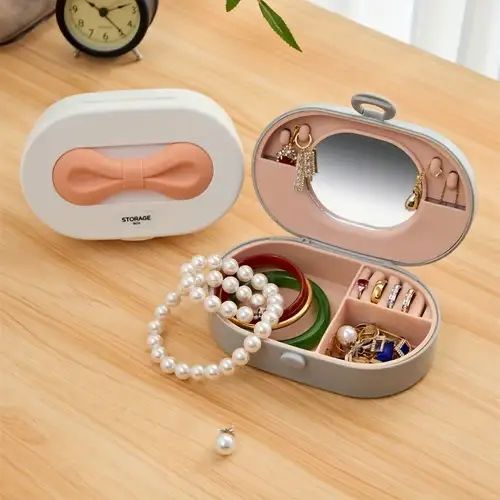 Silicone Premium Bowknot Jewellery Organizer Box