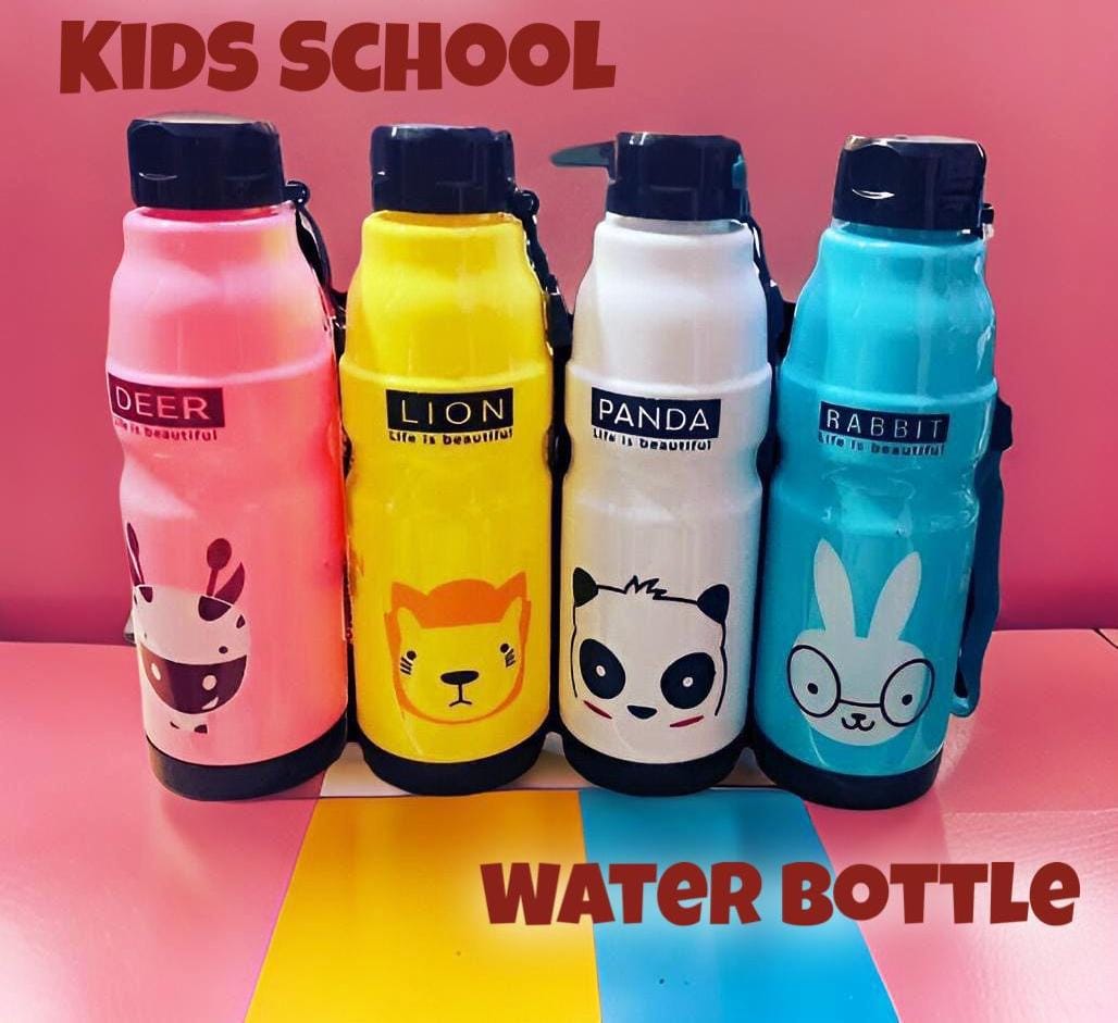 (PACK OF 3) Panda Kids Commando Water Bottle