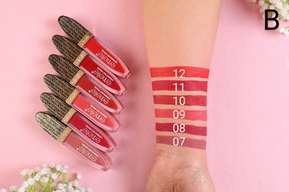 EMELIE Matte Gloss Long Lasting & Waterproof (Pack of 6) (3 Setting) (A)(B)(C)  ITEM NO_F02