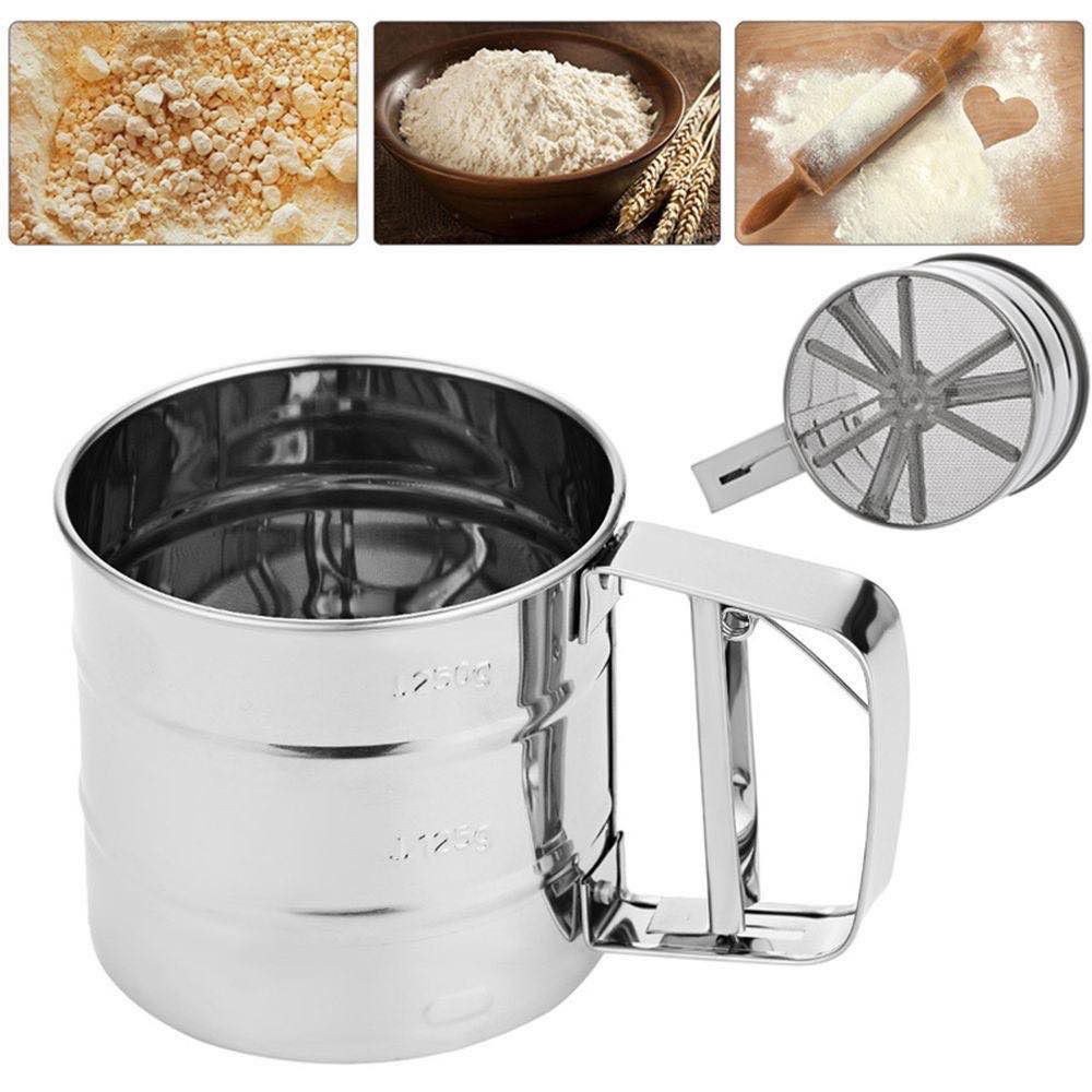 Stainless Steel Handy Flour Strainer/Sifter