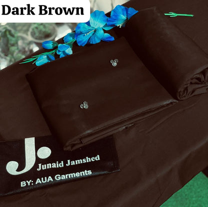 J. Junaid Jamshed Unstiched Suits Collection 21  Diifferent Colours Fabric Washing Wear 100%  Guranted Fabric 4 Meter Suit