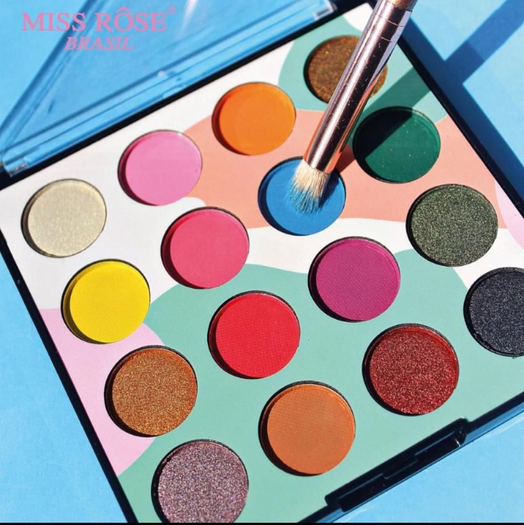 Miss Rose 16 Color Matte & Shimmer Eyeshadow palette