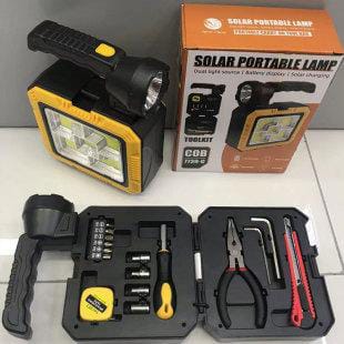 Portable Torch + Light + Tools kit