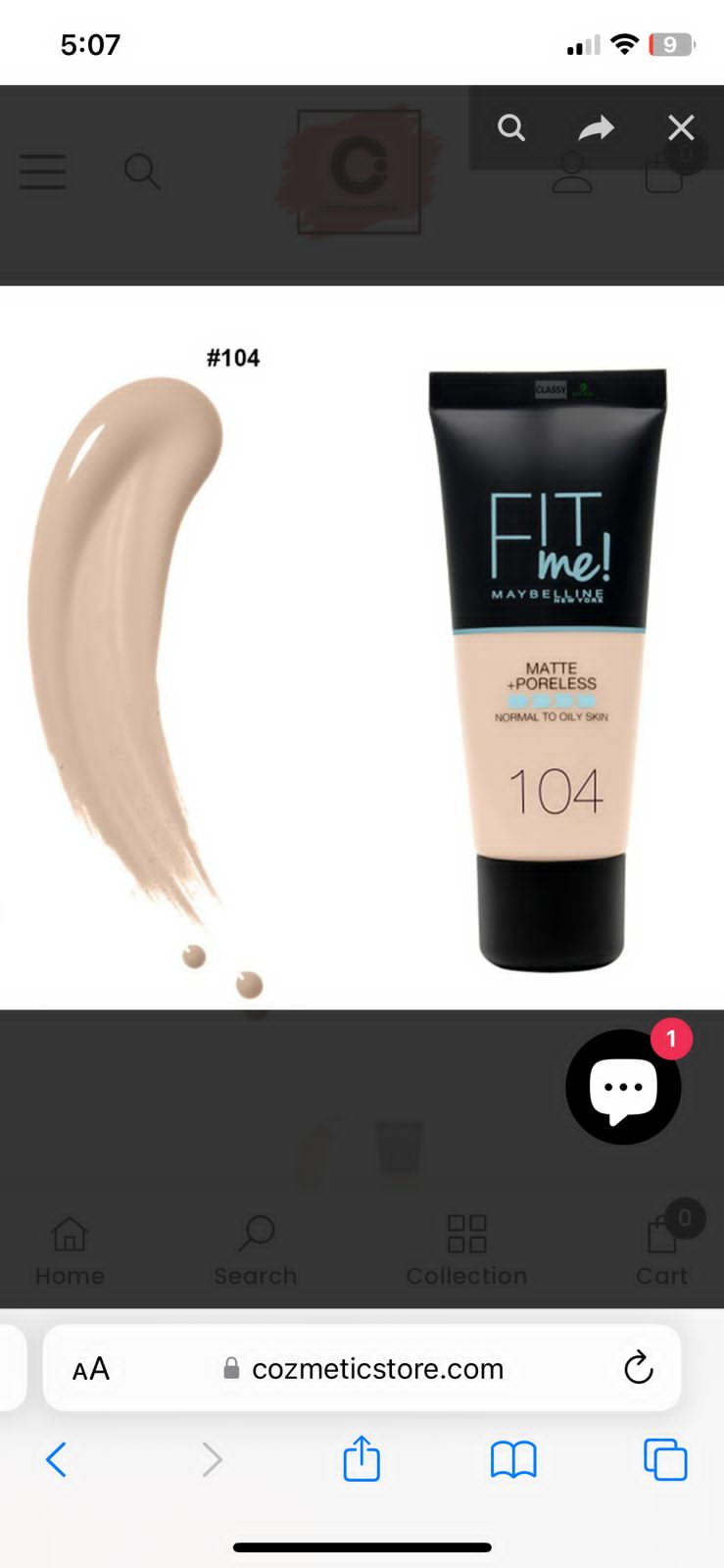 Maybelline fitme foundation tube 3 shades are available  102,104,115 high dupe 30ml