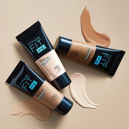 Maybelline fitme foundation tube 3 shades are available  102,104,115 high dupe 30ml